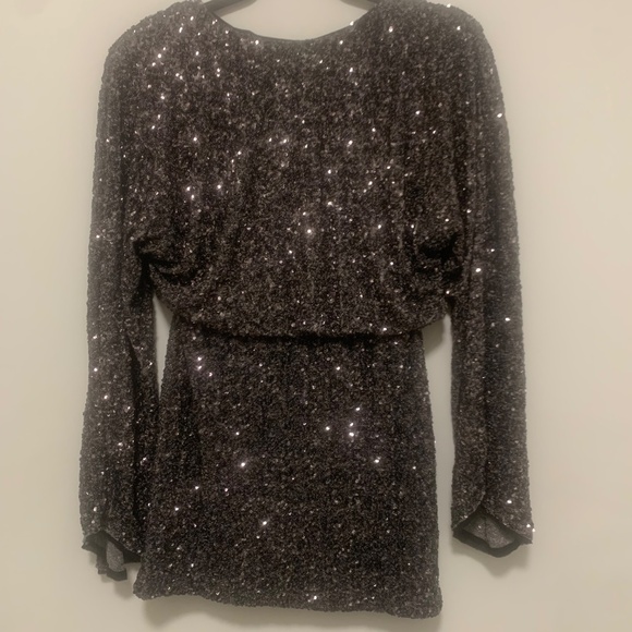 NWT Zara Holiday Sequin Mini Dress Sz. S - Picture 5 of 7
